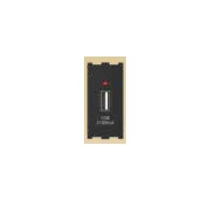 Anchor Roma Urban USB A Charger Single Port 66715B (2.1A 5V DC) 1 Module (CRS Certified) Black
