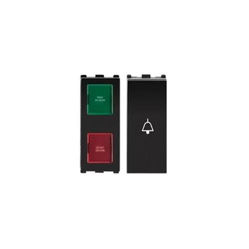 Anchor Roma Urban DND MMR External Unit (DND Indicator MMR Indicator and Bell Push Switch) 66703B 2 Module Black