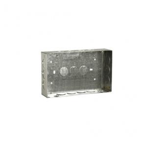 Anchor Roma Rectangular Rust Coated Concealed Galvanised Metal Box, 18 Gauge, 8 M, 35394