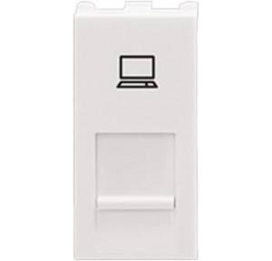 Anchor Roma Urban RJ45 Receptor With Shutter 66555 1 Module White