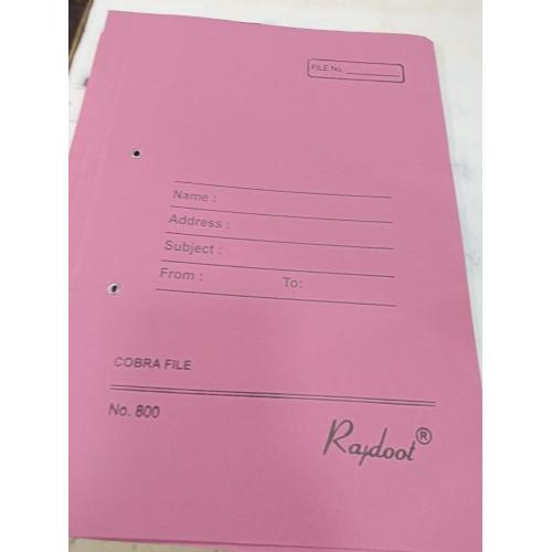 Rajdoot Cobra file No 800 Without lamination