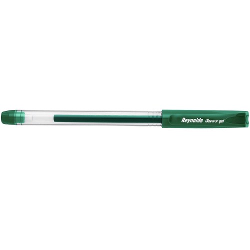 Reynolds  Jiffy Gel Pen 0.5mm, Green (Pack of 5pcs)