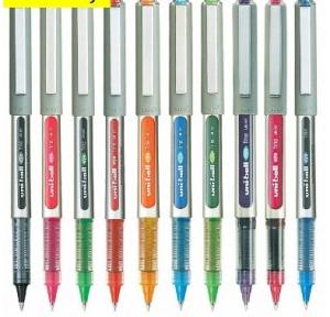 Uni - Ball Eye Roller Pen UB157 Assorted Colours Pack of 10