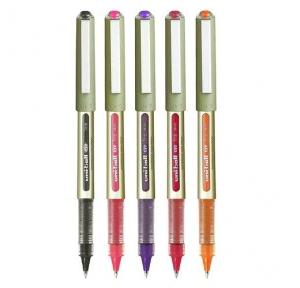 Uni Ball Roller Ball Pen UB157 Eye 0.7mm Assorted Colours (Pack of 10)