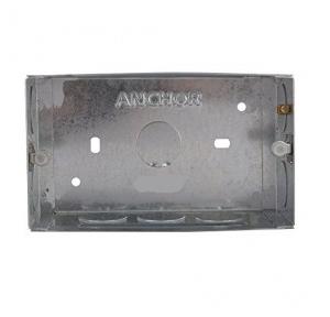 Anchor Roma Rust Coated Concealed Galvanised Metal Box, 20 Gauge, 4 M, 21791