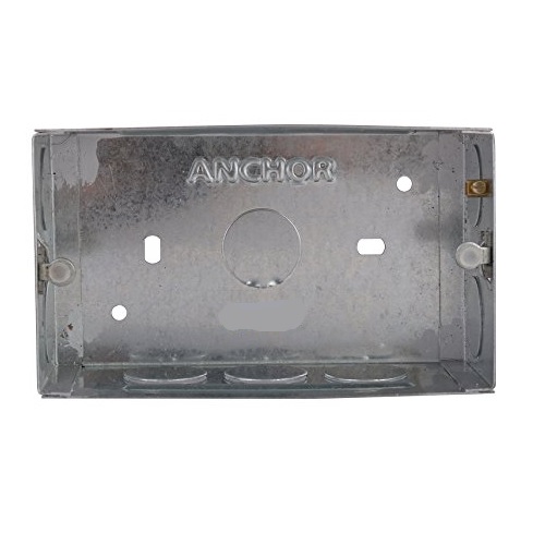 Anchor Roma Rust Coated Concealed Galvanised Metal Box, 20 Gauge, 4 M, 21791