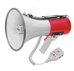 Ahuja PA Megaphone AM-25DP With In built Recording and Playback USD Option Type Outdoor, Indoor Shoulder Sling & Handgrip Handheld Battery Operated Multicolor