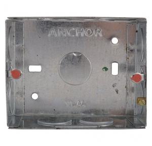 Anchor Roma Rust Coated Concealed Galvanised Metal Box, 20 Gauge, 3 M, 21452