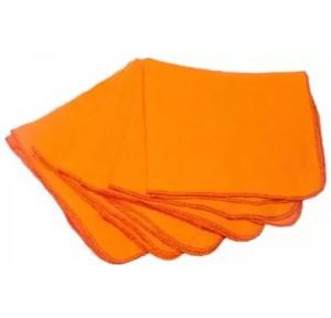 Cotton Cloth Duster Orange 24x18inch, (40 gm)