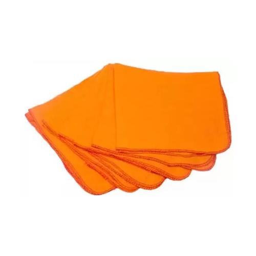 Cotton Cloth Duster Orange 24x18inch, (40 gm)