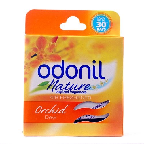 Odonil Toilet Air Freshener Orchid Dew, 75 gm