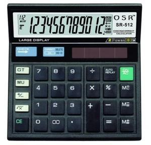 OSR 12 Digit Calculator SR-512