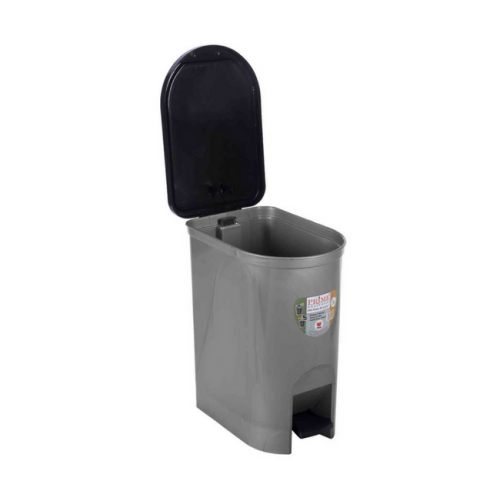 Prime Houseware Polypropylene Slim Line Pedal Bin Plastic 12.5 Ltr, Dimension: 20 x 31 x 35.5 cm