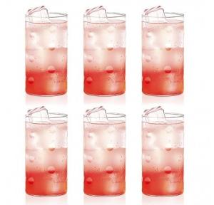Borosil Glass Tumbler Vision Water,  Transparent Borosillicate 350ml Pack of 12