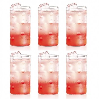 Borosil Glass Tumbler Vision Water,  Transparent Borosillicate 350ml Pack of 12
