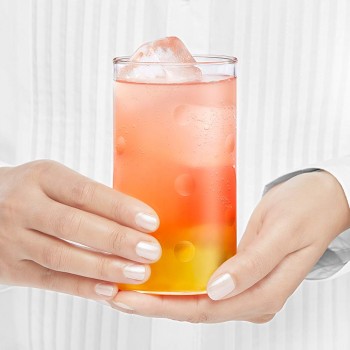 Borosil Glass Tumbler Vision Water,  Transparent Borosillicate 350ml Pack of 12