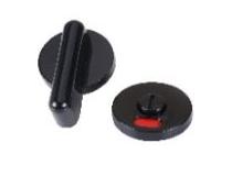 Kodia Washroom Indicator Lock R551N Nylon Black Round Type