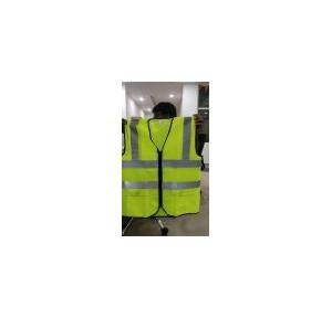 Polyester  Hi-Visibility Jacket  120 GSM With 2 Inch Reflective Strip Color Green XXXL