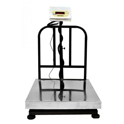 Settra Electronic Platform Weight Machine Scale 100kg Capacity 10g Accuracy Digital For Shop Commercial And Industrial Use Size 600x600 mm with 15 hours of Emergency Battery Backup