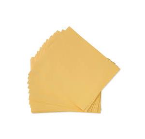Trison Yellow Laminated Envelopes 12x10 inch 100 GSM (Pack of 50)