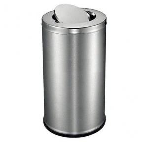 Swing Dustbin Stainless Steel 20 Ltr Capacity Grade SS-304 24 Gauge