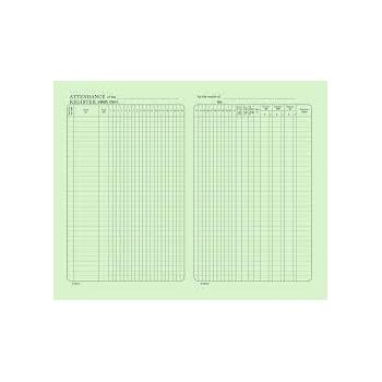 Trison Attendance Register O/B No. 2  19.5 x 32.5 cm 112 Pages (Q2) 65 GSM