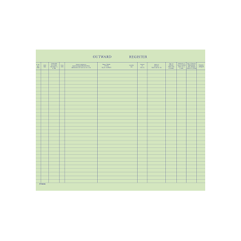 Trison Outward Register No.4 21.5 x 34 cm 256 Pages 70 GSM