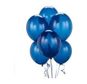 Tiger Balloons Medium Size Blue Pack of 50