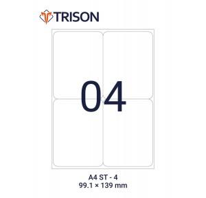 Trison Self-Adhesive Labels ST-04 99.1 x 139 mm (100 Sheets)