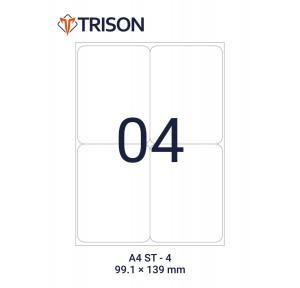 Trison Self-Adhesive Labels ST-04 100 Sheets