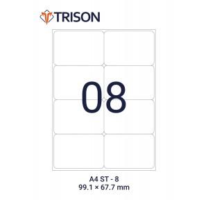 Trison Self-Adhesive Labels ST-08 100 Sheets