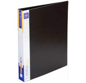 Worldone Ring Binder RB400F 2 D Ring, 25 mm, Black 1Size: F/C