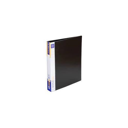 Worldone Ring Binder RB402 3D Ring, 25 mm, Black Size: A4