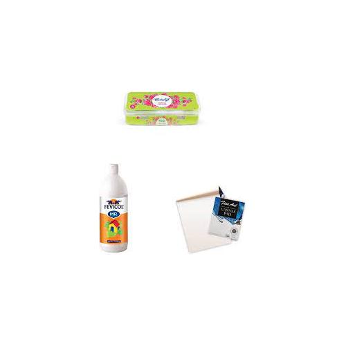 Saraswati Fevicol Small Pad White Maplitho (500 Sheets)