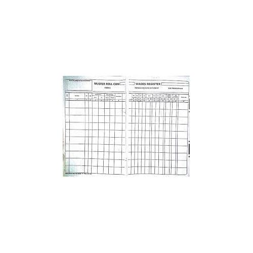 Saraswati Register of Wages Payment and Musterroll (20x30) No 2