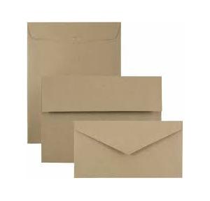 Oddy Eco Friendly Envelope ENB-10x4.5 Size 10x4.5inch 100GSM Biodegradable Brown (Pack of 250pcs)