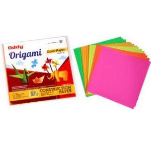 Oddy Craft Paper Sheet CON-10C-20 Double Sided, 15x15cms, 8 Colors (Pack of 20 Sheets)