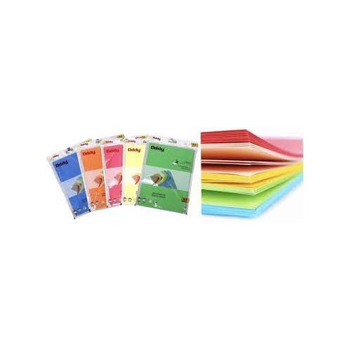 Oddy Dyed Pastel Color Sheet CPSA4-20 (Uncoated Paper) Double Sided Pastel Col. Sheets, 4 Sheets x 5 Col. A/4 Size 180 GSM Un-Ruled