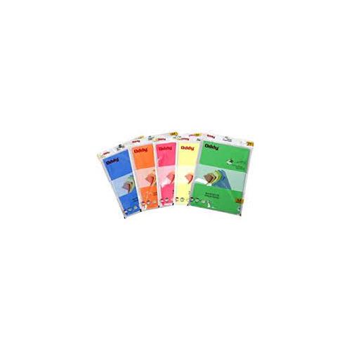 Oddy  Dyed Pastel Color Sheet (Uncoated Paper) NCPSA4-14 MIX Neon Color Pastel Sheets Pad, 2 Sheet x 7 Color A/4 Size 120GSM