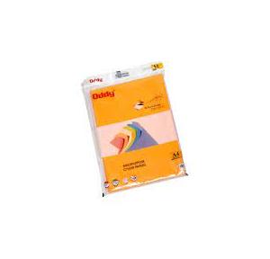 Oddy Color Coated Fluorescent Sheet CCFSA4100 O Size A4 80GSM (Pack of 100 Sheets) Orange Color