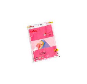 Oddy Color Coated Fluorescent Sheet CCFSA4100 P Size A4 80GSM (Pack of 100 Sheets) Pink Color
