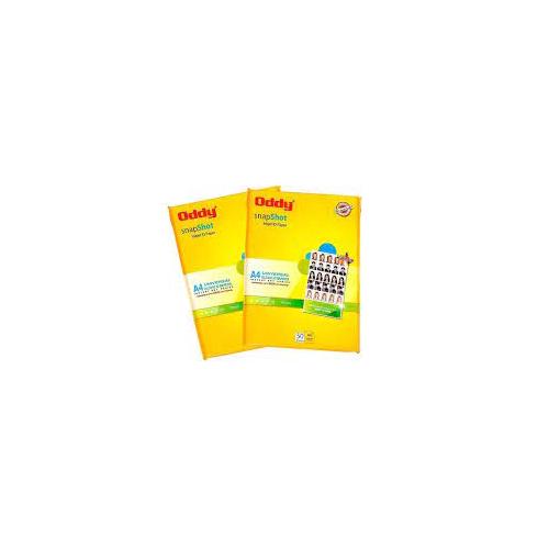 Oddy Coated Glossy Inkjet I.D. Paper PGSS180A4-20 180GSM (Snap Shot Yellow Packing) Pack of 20 Sheets