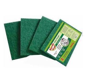 Oddy Scrub Pad SCP-01 Size: 7.5x10cm, Thickness: 9mm Nylon (Pack of 4 Pcs)