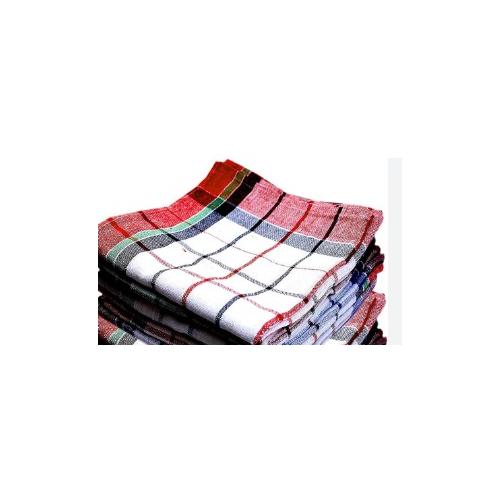 Multicolor Check Duster Cotton Big 18x18 Inch