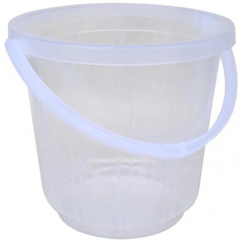 Bucket White Plastic 10ltr