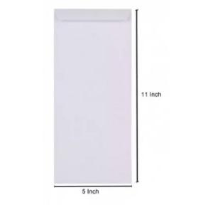 White Envelopes 11x5 inch 100 GSM (Pack of 250)