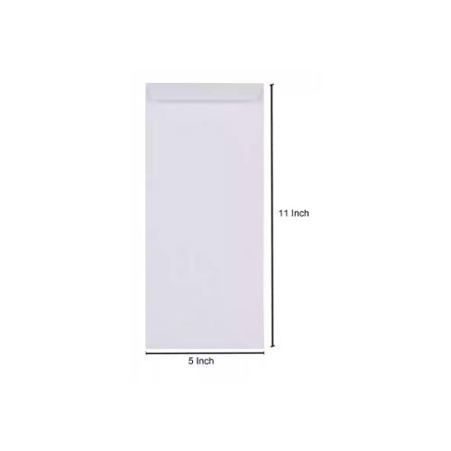 White Envelopes 11x5 inch 100 GSM (Pack of 250)