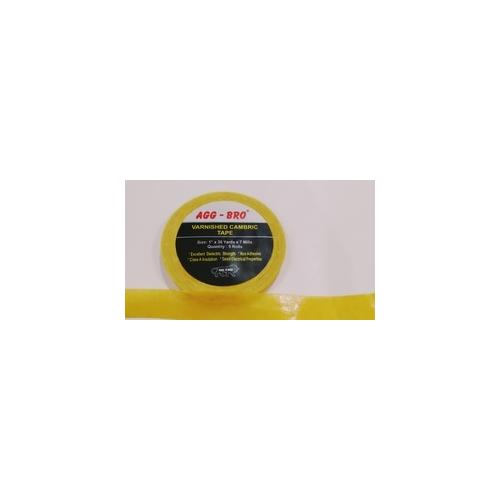 Agg-Bro Self Adhesive PVC Electrical Insulation Tape 18mm x 0.125mm x 20 Mtr (Yellow