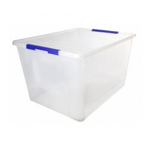 Milan Plastic Bin With Lid, 90 Ltr