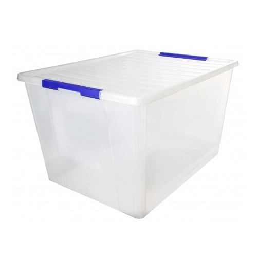 Milan Plastic Bin With Lid, 90 Ltr